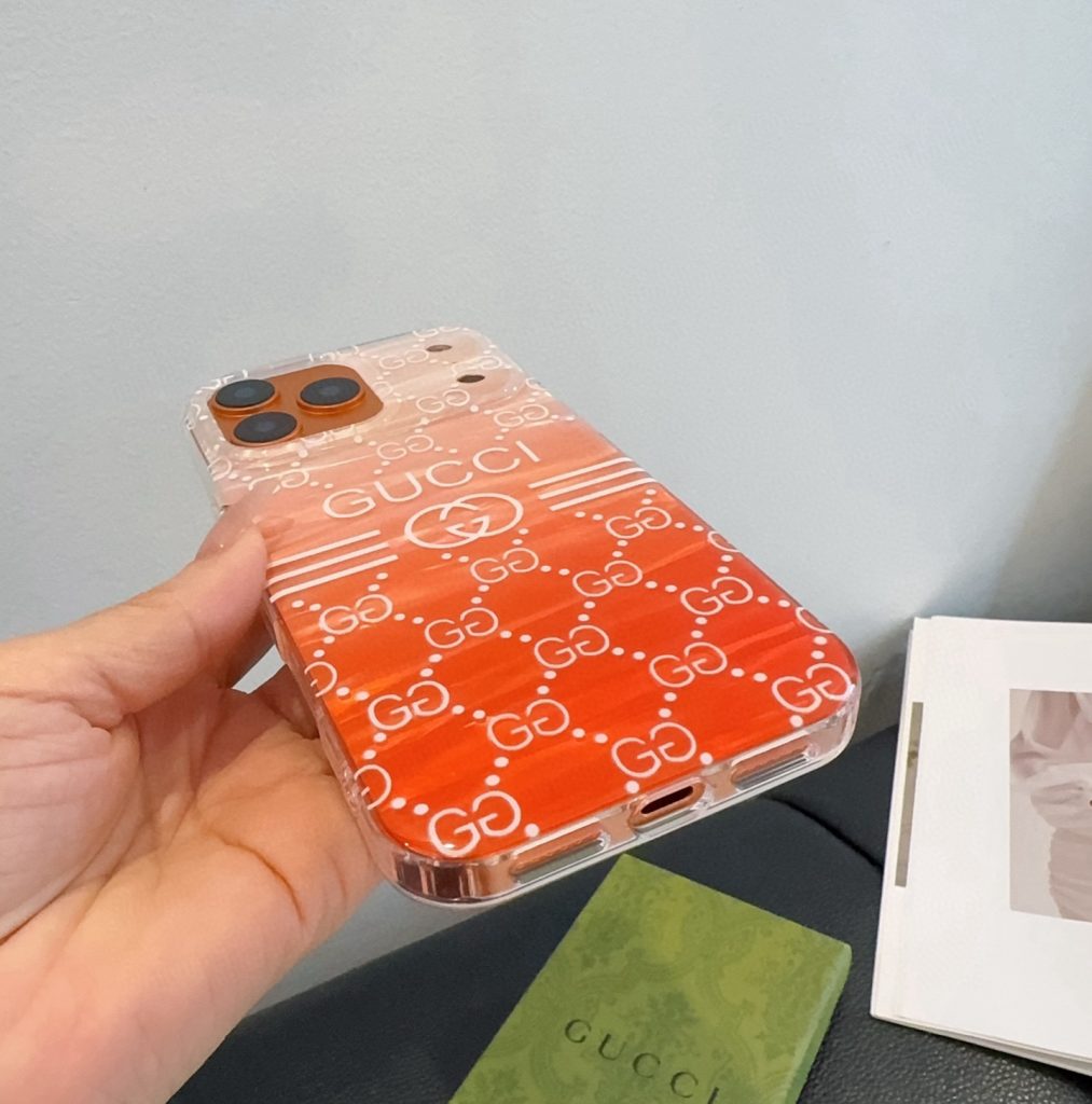 iPhoneケースGUCCI オレンジ フルグラフィック フィルムケース 1色入 🍊 - 画像 8