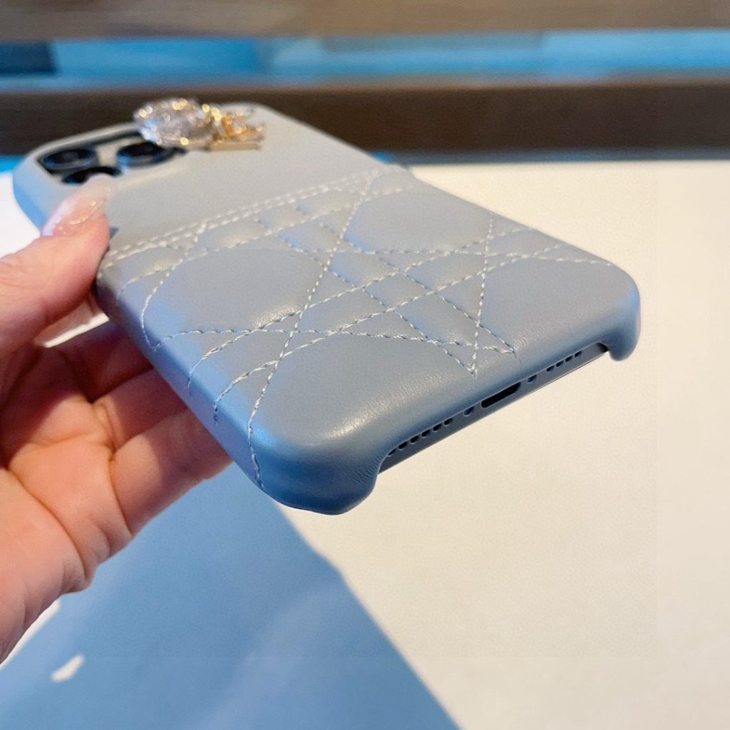 iPhoneケースDior ディオール 新作 ブルー シンプルデザイン 高級スマホケース 🌸 - 画像 6