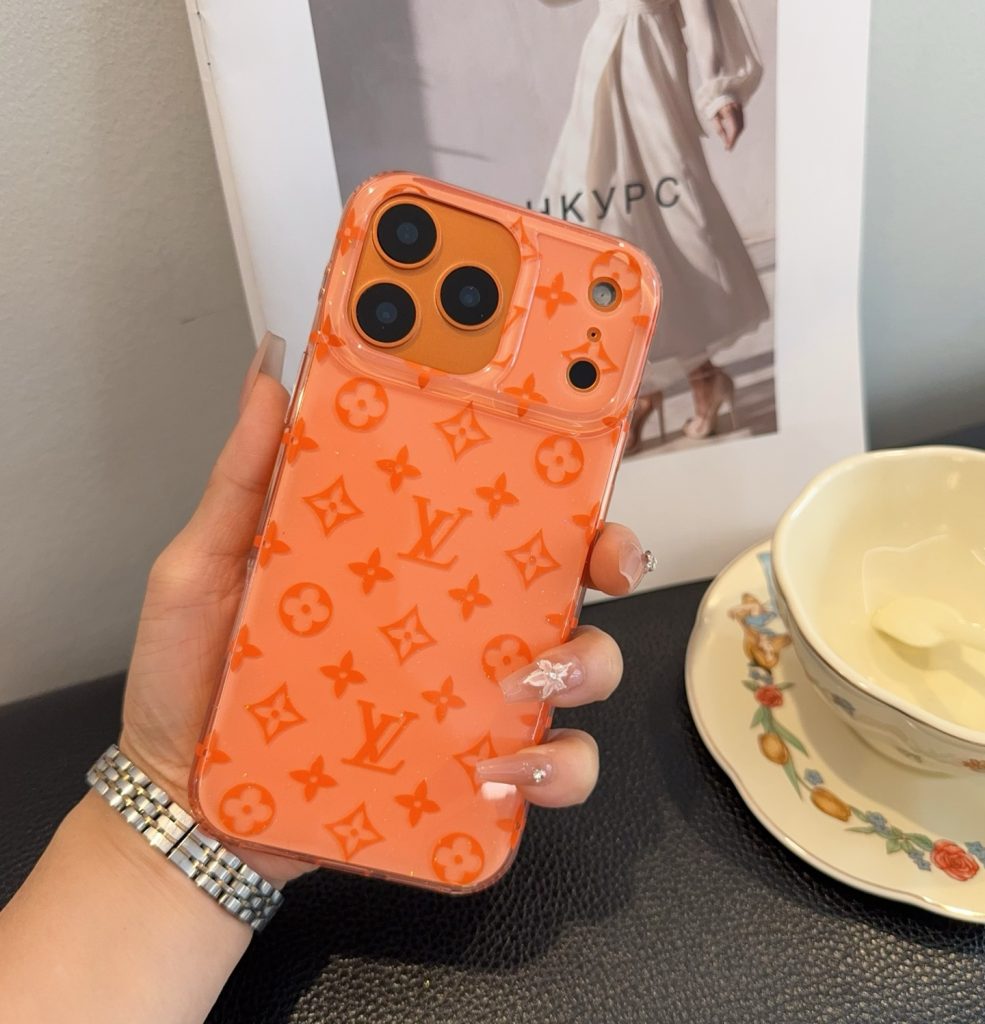 iPhoneケースオレンジ ルイヴィトン柄 iPhoneケース 1色入 🍊 - 画像 6