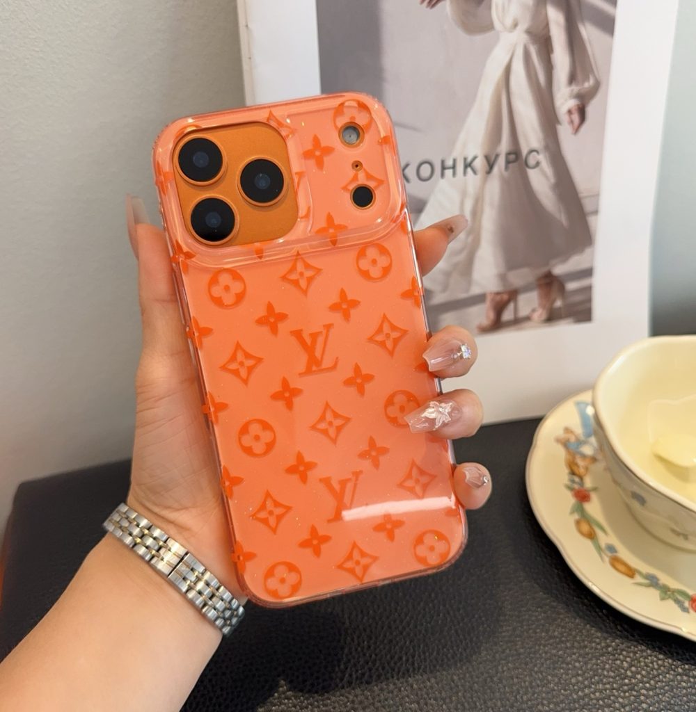 iPhoneケースオレンジ ルイヴィトン柄 iPhoneケース 1色入 🍊 - 画像 7