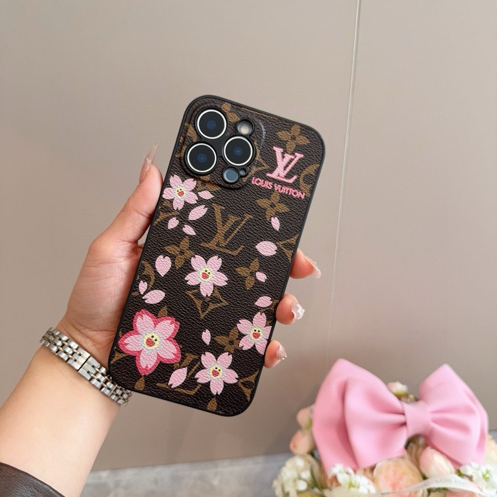 iPhoneケースルイヴィトン チェリーブロッサム iPhone15 Pro ケース ブラウン 🌸 - 画像 2