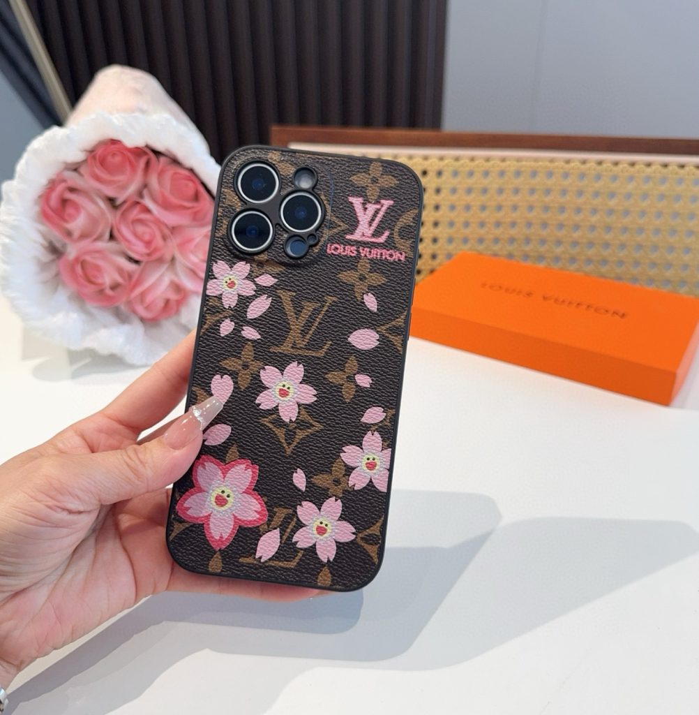 iPhoneケースルイヴィトン チェリーブロッサム iPhone15 Pro ケース ブラウン 🌸 - 画像 4