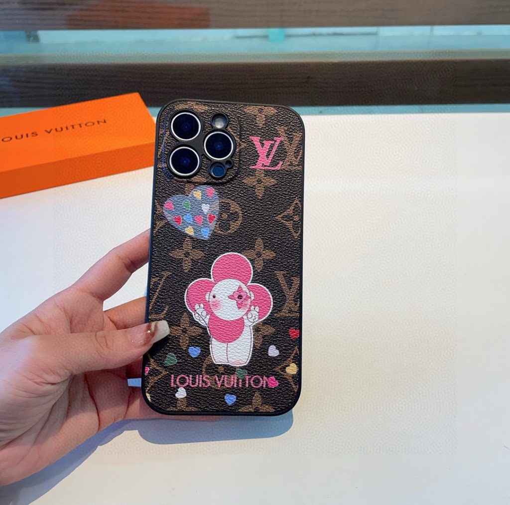 iPhoneケースラウンドのiPhoneケース ルイ・ヴィトン デザイン 3色入 🎁 - 画像 7