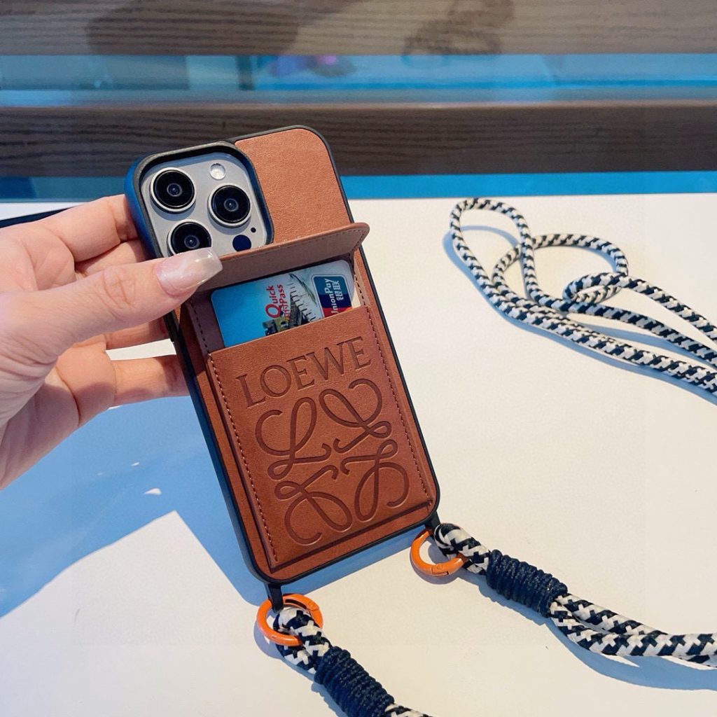 iPhoneケースロエベ iPhoneケース ブラウン 2色入 🌟 - 画像 3