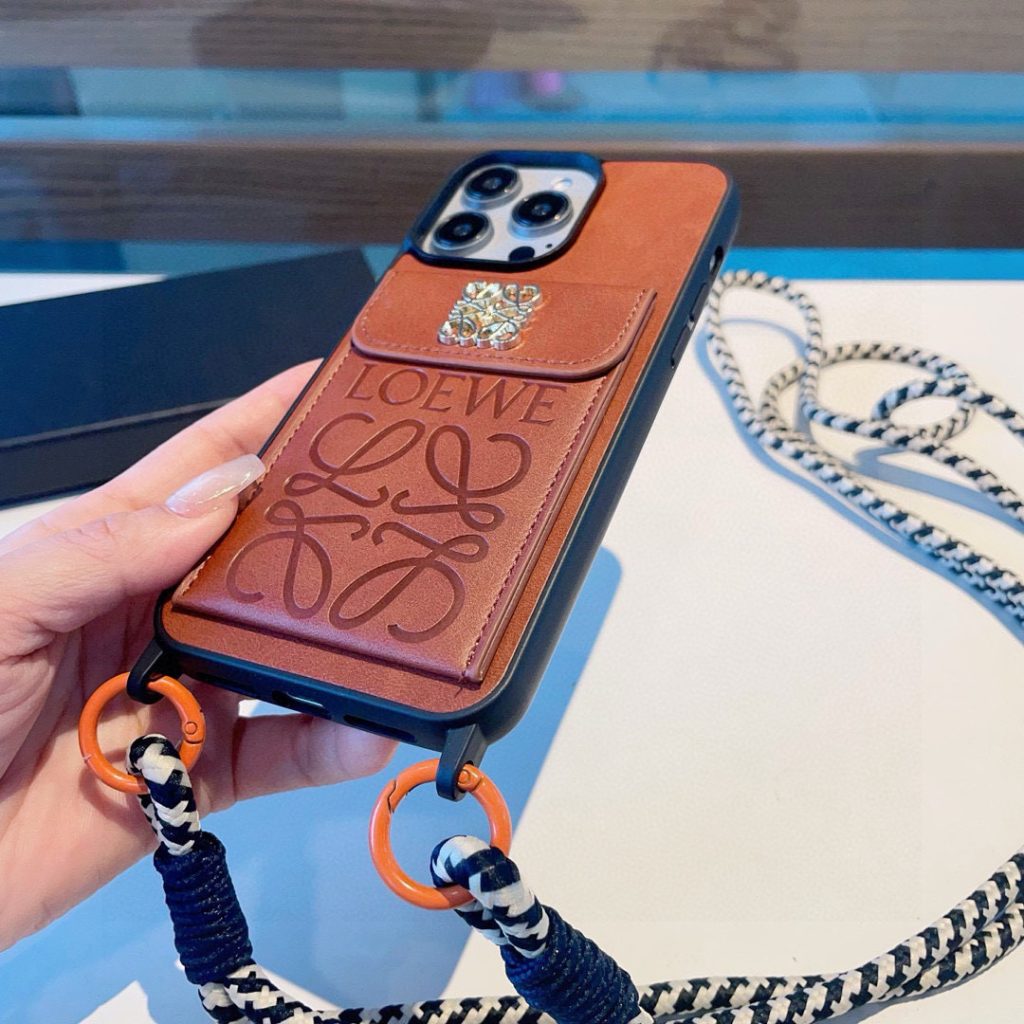 iPhoneケースロエベ iPhoneケース ブラウン 2色入 🌟 - 画像 6
