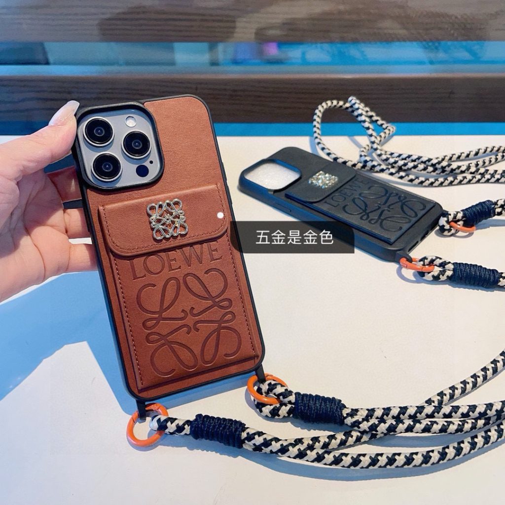 iPhoneケースロエベ iPhoneケース ブラウン 2色入 🌟 - 画像 8