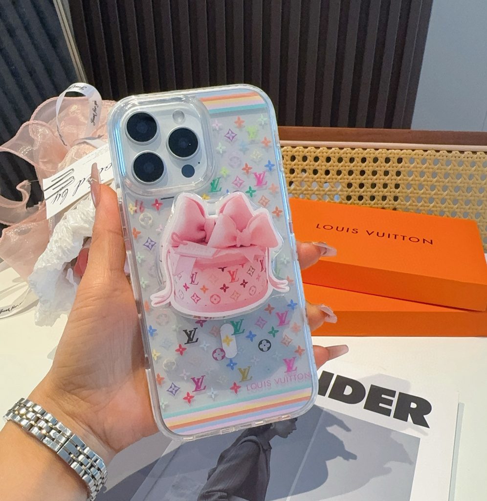 iPhoneケースルイヴィトン ピンク ポップアップスマホケース 3色入 💖 - 画像 2