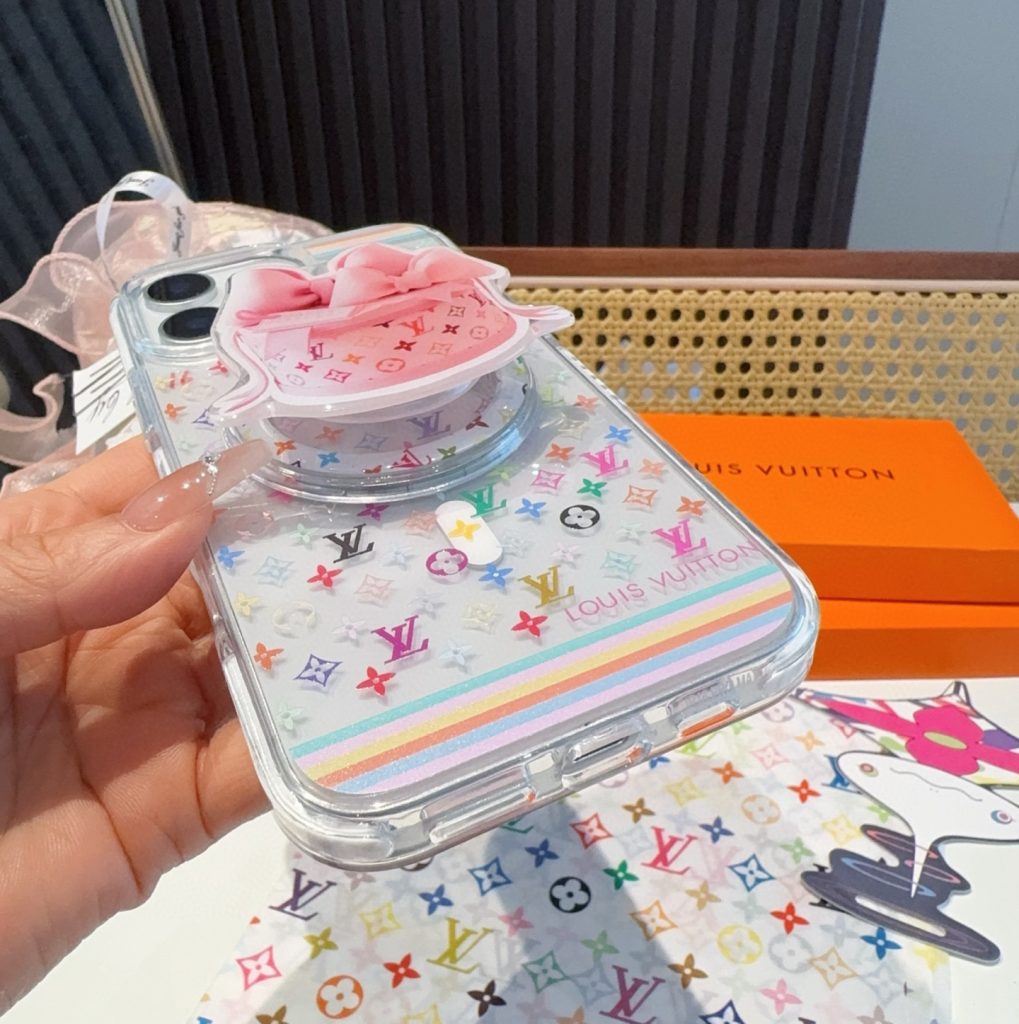 iPhoneケースルイヴィトン ピンク ポップアップスマホケース 3色入 💖 - 画像 7