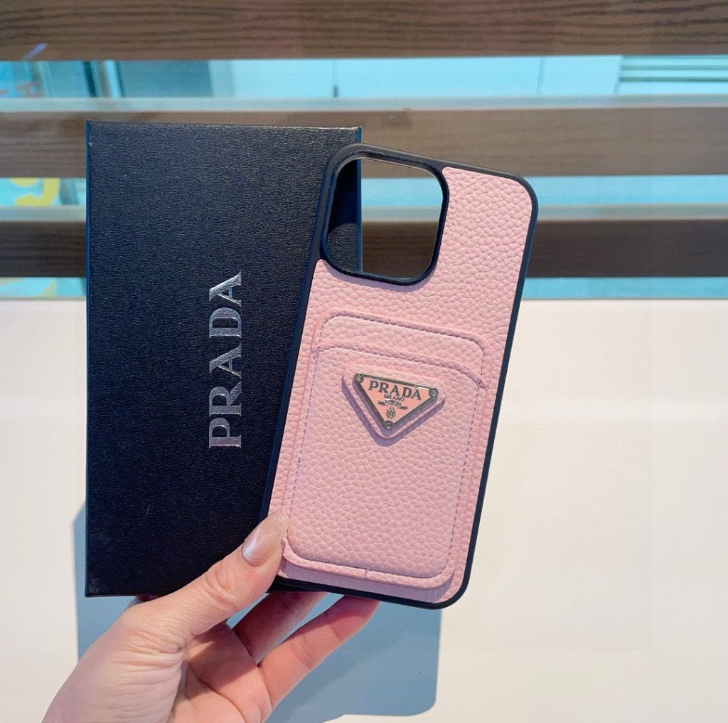 iPhoneケースプラダ スマホケース カード収納付き 1色入 💖 - 画像 2