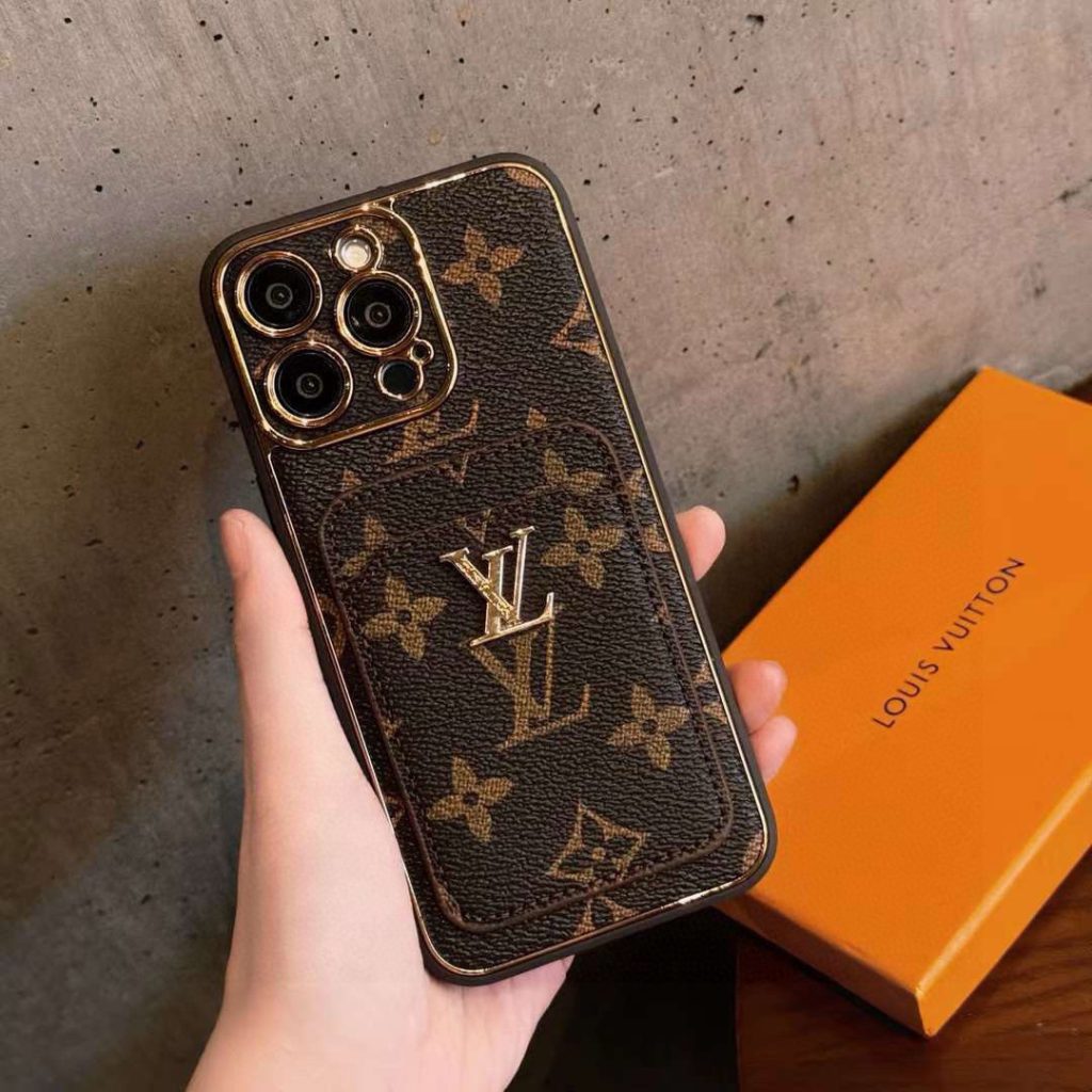 iPhoneケースルイヴィトン風 ブランドスマホケース 3色入 カード収納 📱 - 画像 3