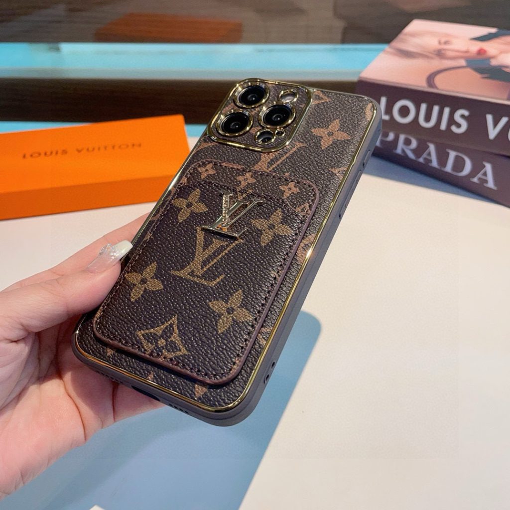 iPhoneケースルイヴィトン風 ブランドスマホケース 3色入 カード収納 📱 - 画像 4
