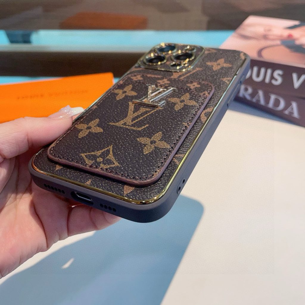 iPhoneケースルイヴィトン風 ブランドスマホケース 3色入 カード収納 📱 - 画像 6