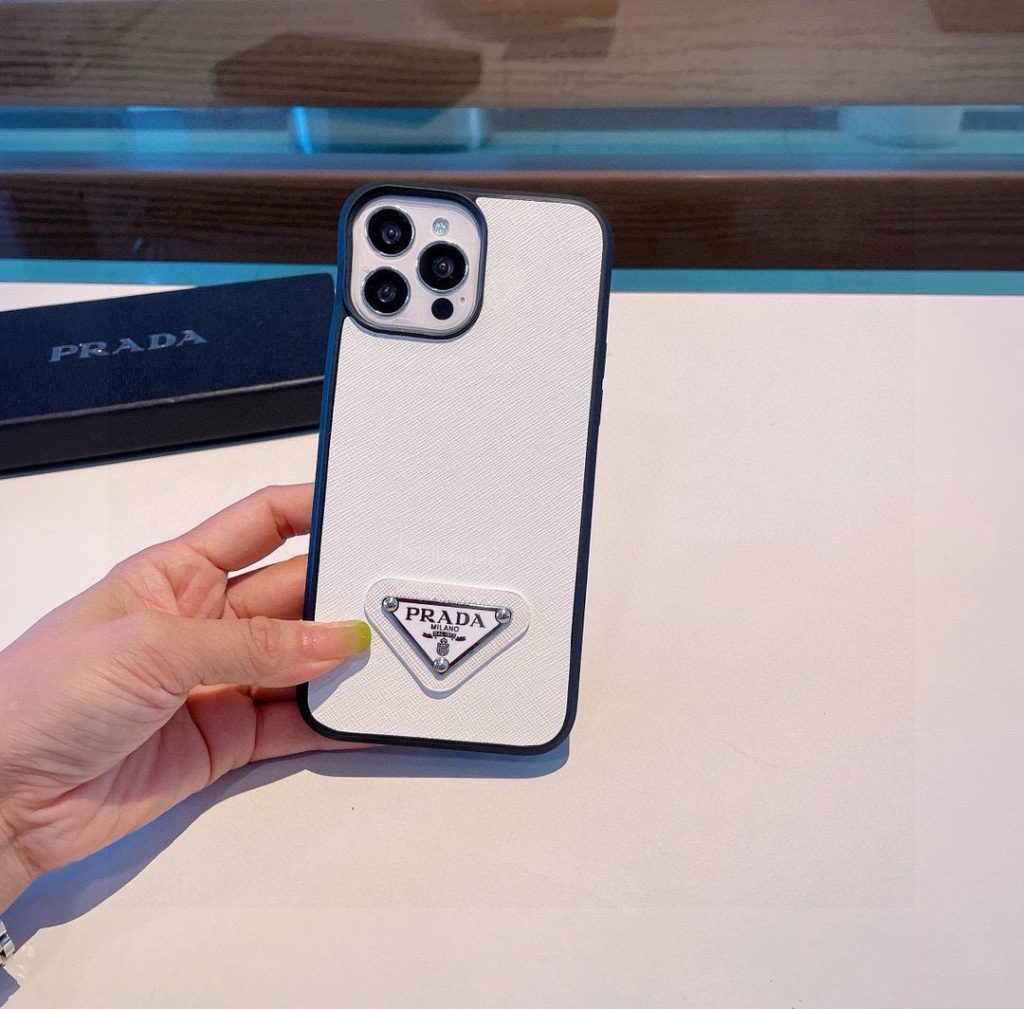 iPhoneケースプラダ iPhoneケース 2色入 シンプル ブランド ファッション 📱 - 画像 3