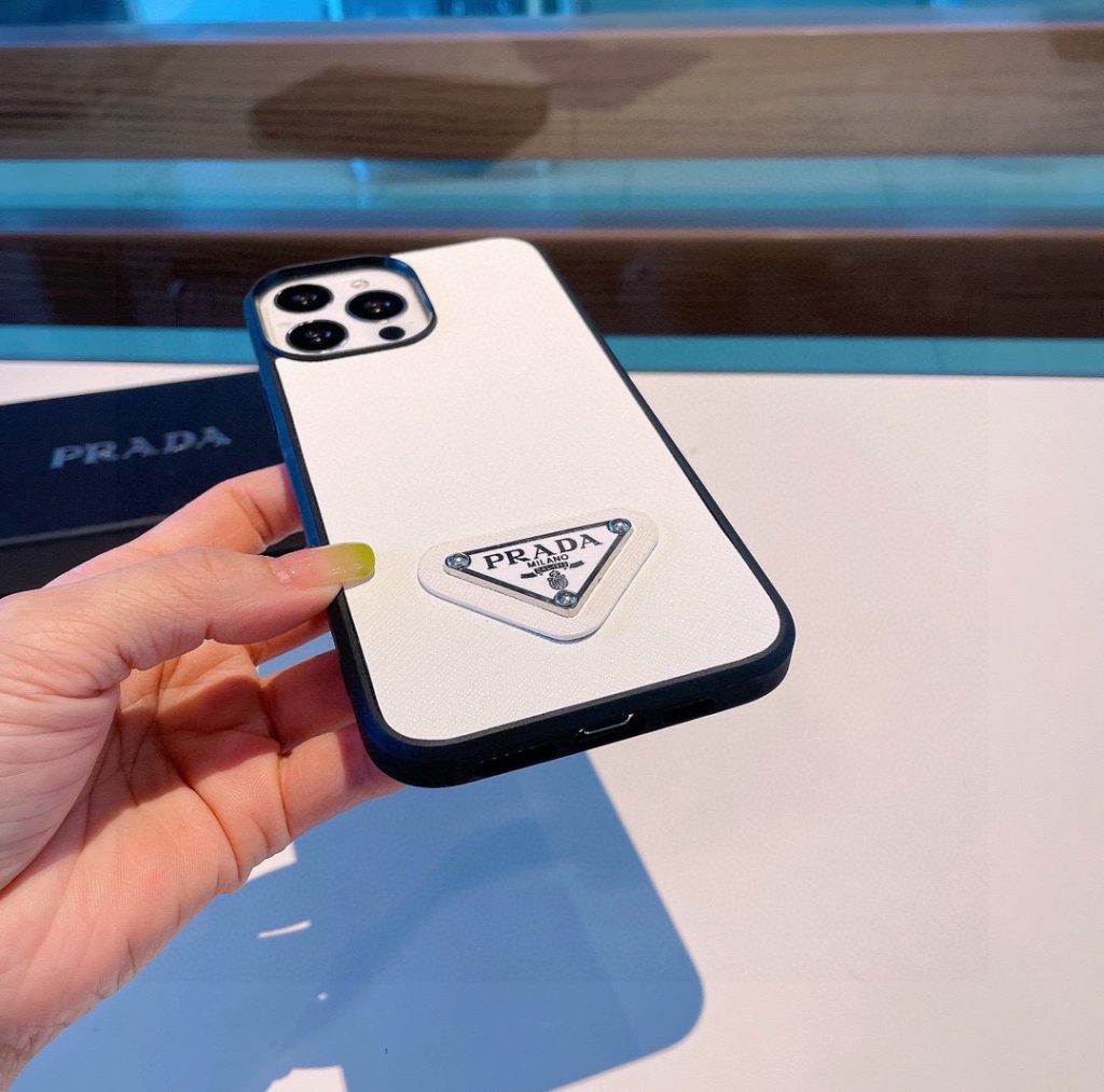 iPhoneケースプラダ iPhoneケース 2色入 シンプル ブランド ファッション 📱 - 画像 5