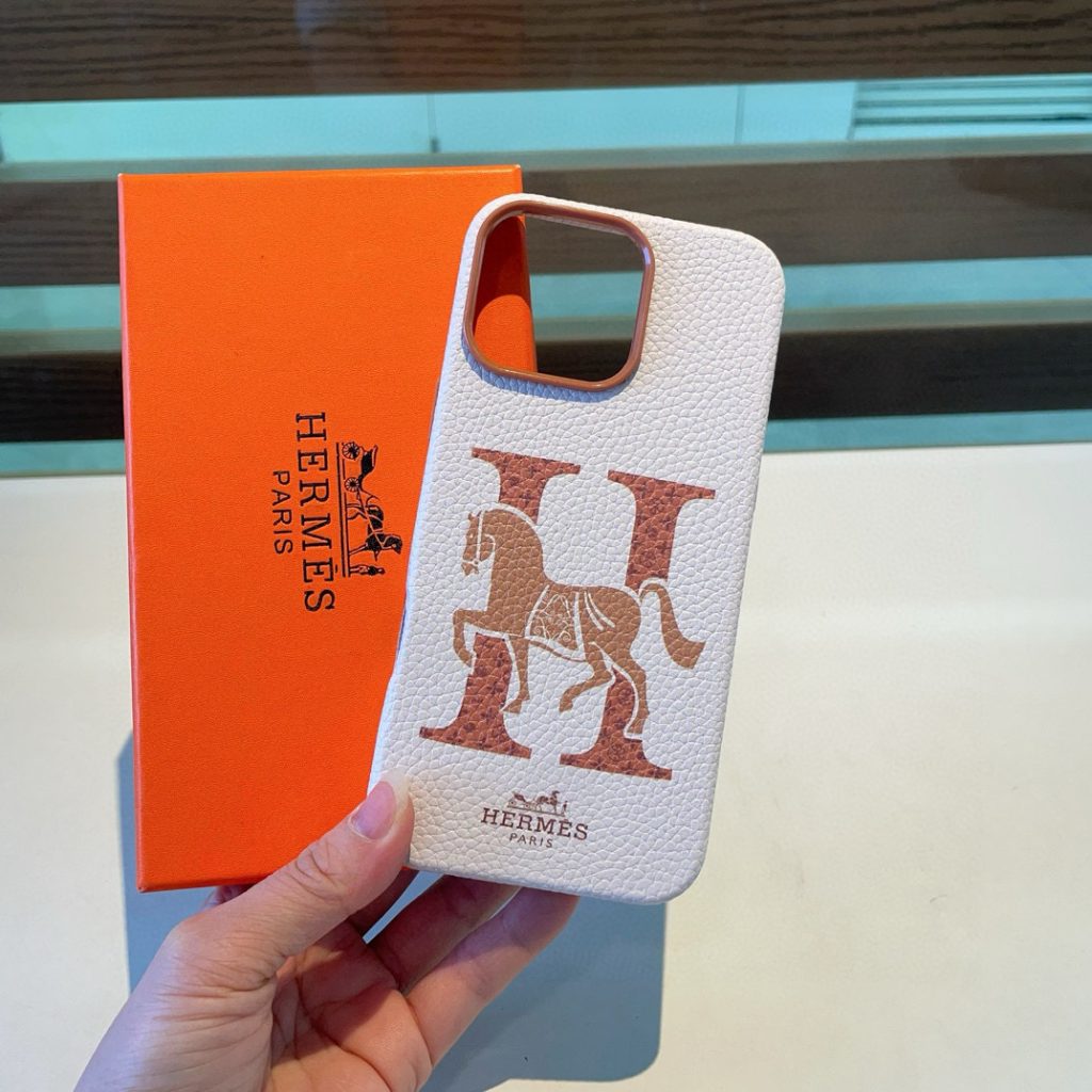 iPhoneケースエレガントな HERMES モノグラム iPhoneケース 2色入 🐎 - 画像 6