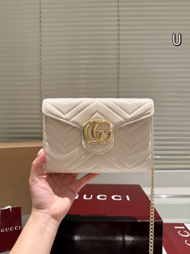 高級 GUCCI ロゴ バッグ ショルダーバッグ4色入 - 画像 3