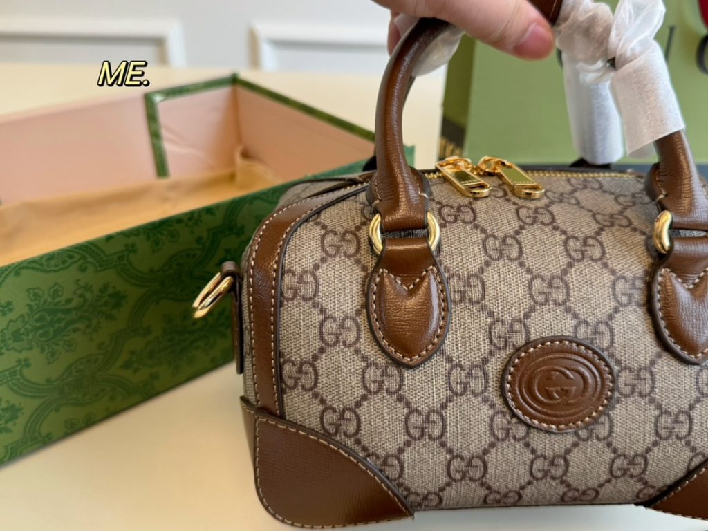 GUCCI グッチ ボストンバッグ 2色 🎩 - 画像 8