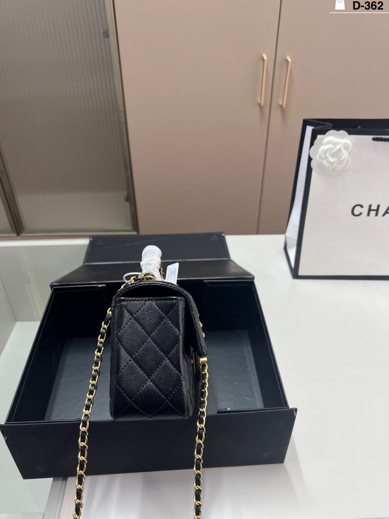 シャネル ミニボストン 黒 金具 1色入 🖤 - 画像 2