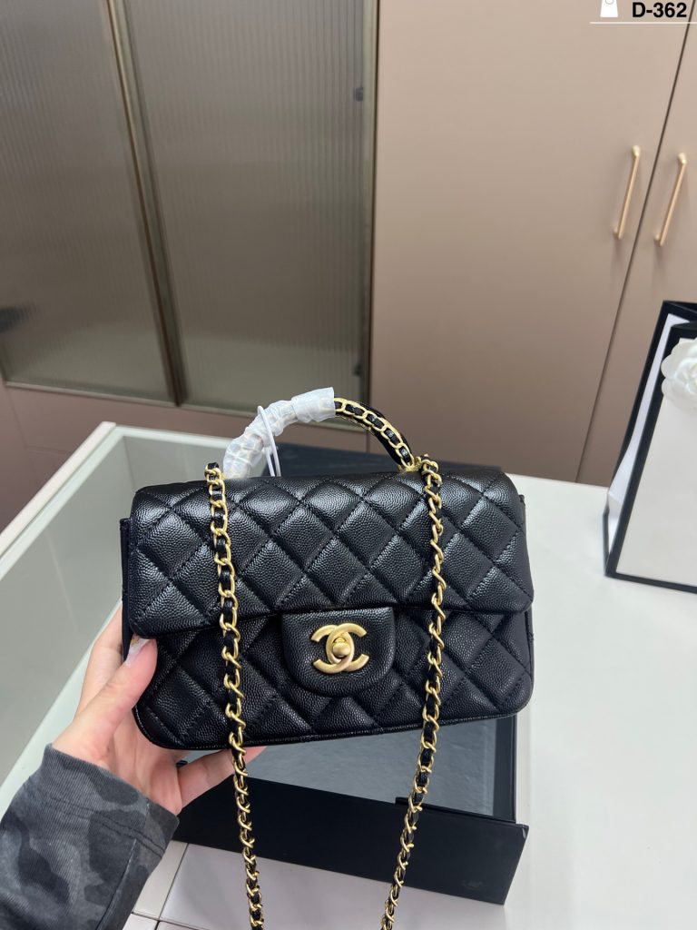 シャネル ミニボストン 黒 金具 1色入 🖤 - 画像 7