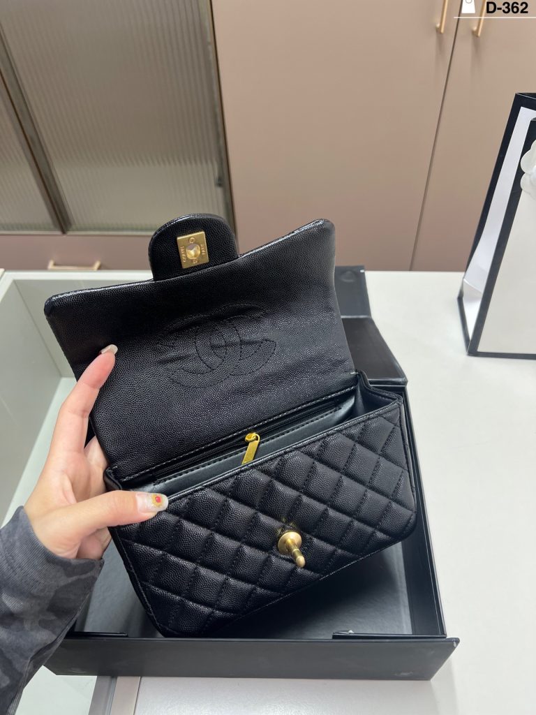 シャネル ミニボストン 黒 金具 1色入 🖤 - 画像 8