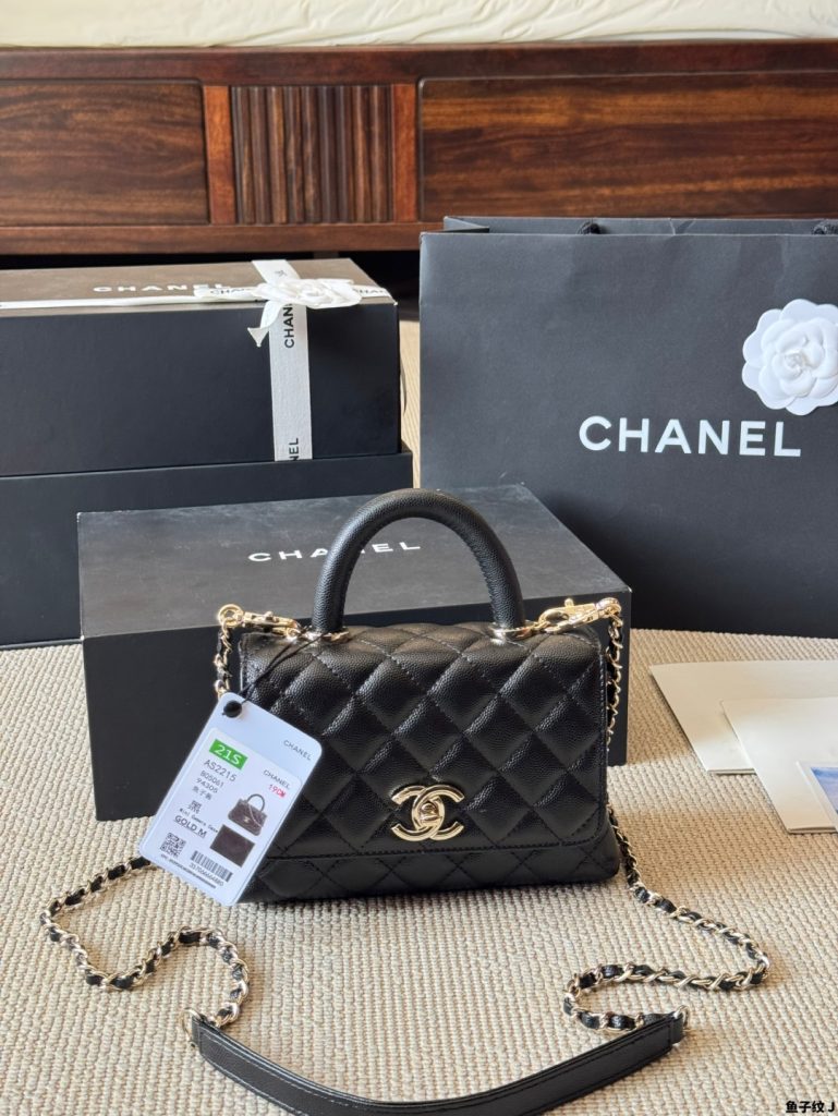 CHANEL ボストンバッグ ブラック 金具 ポシェット 2点セット 🖤✨ - 画像 3
