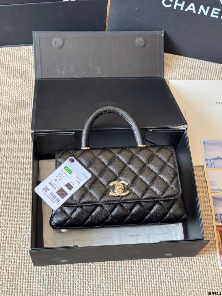 CHANEL ボストンバッグ ブラック 金具 ポシェット 2点セット 🖤✨ - 画像 4