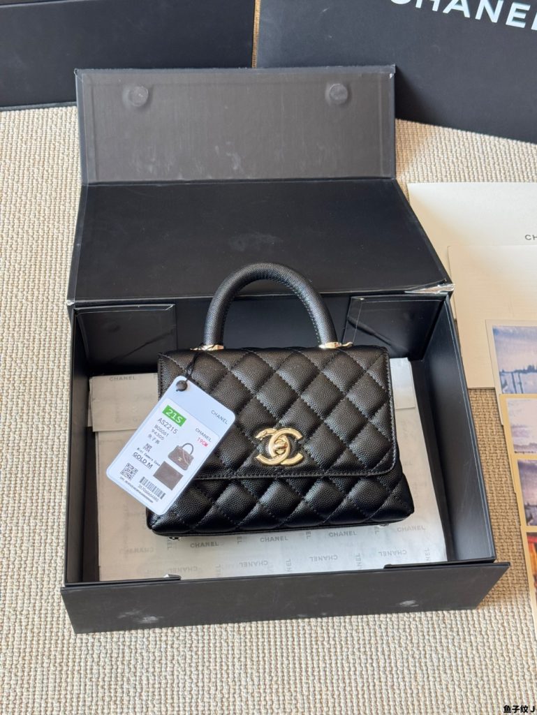 CHANEL ボストンバッグ ブラック 金具 ポシェット 2点セット 🖤✨ - 画像 5