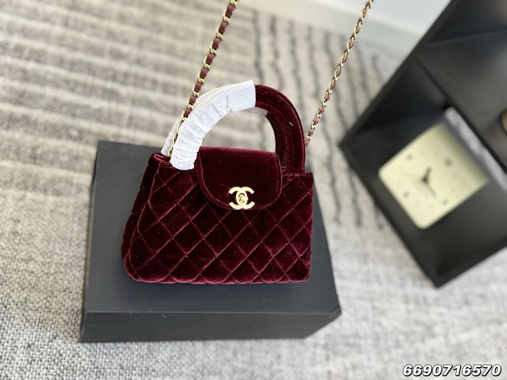 ✨ Chanel ヴェルヴェットミニバッグ 5色入 💐 - 画像 6