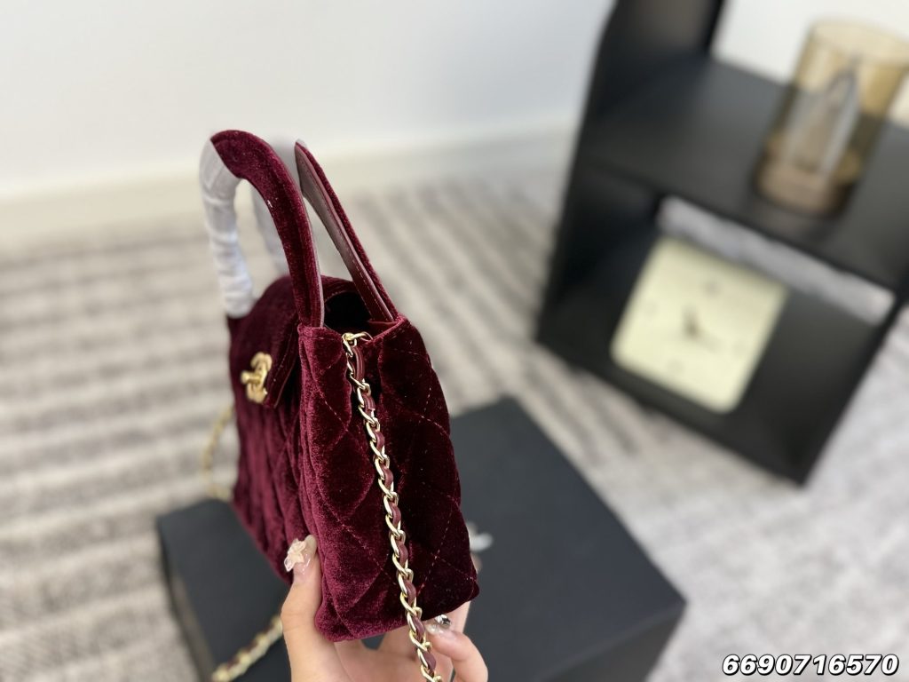 ✨ Chanel ヴェルヴェットミニバッグ 5色入 💐 - 画像 7