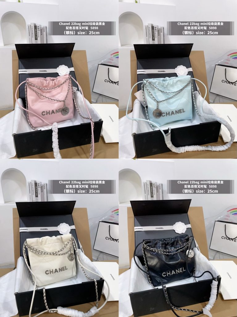 Chanel 22bag ミニ バッグ 4色展開 💎 25cm - 画像 5