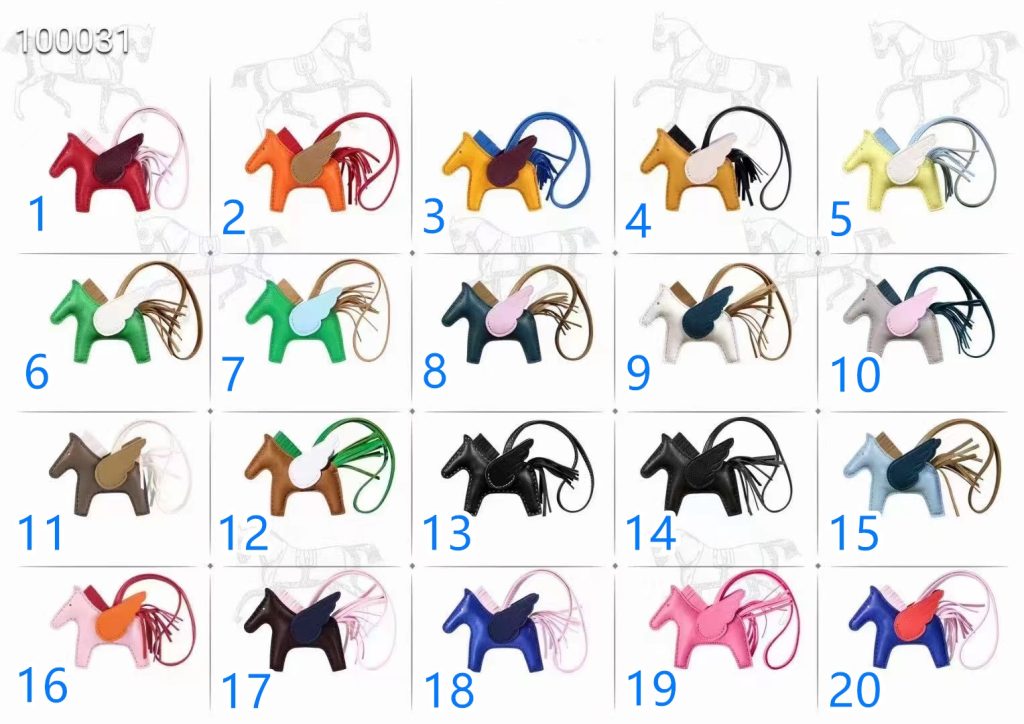 Hermes　エルメス　ロデオ　ペガサス　PM　タッチ チャーム　アニオン×コットン　アクセサリー - 画像 3