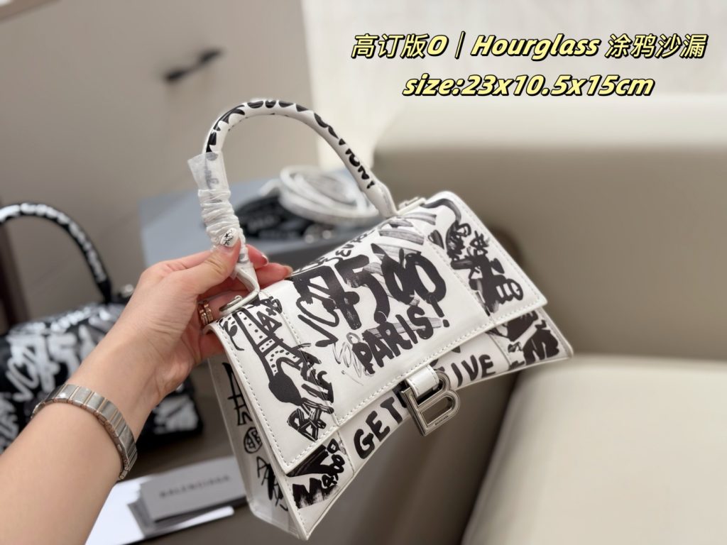 バレンシアガ ハンドバッグ 2色入 グラフィティ柄 23x10.5x15cm - 画像 3