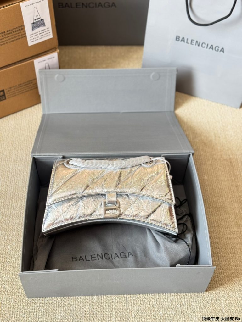 BALenciaga バッグ 3色入 シルバー ファッション レディース 🌟 - 画像 3