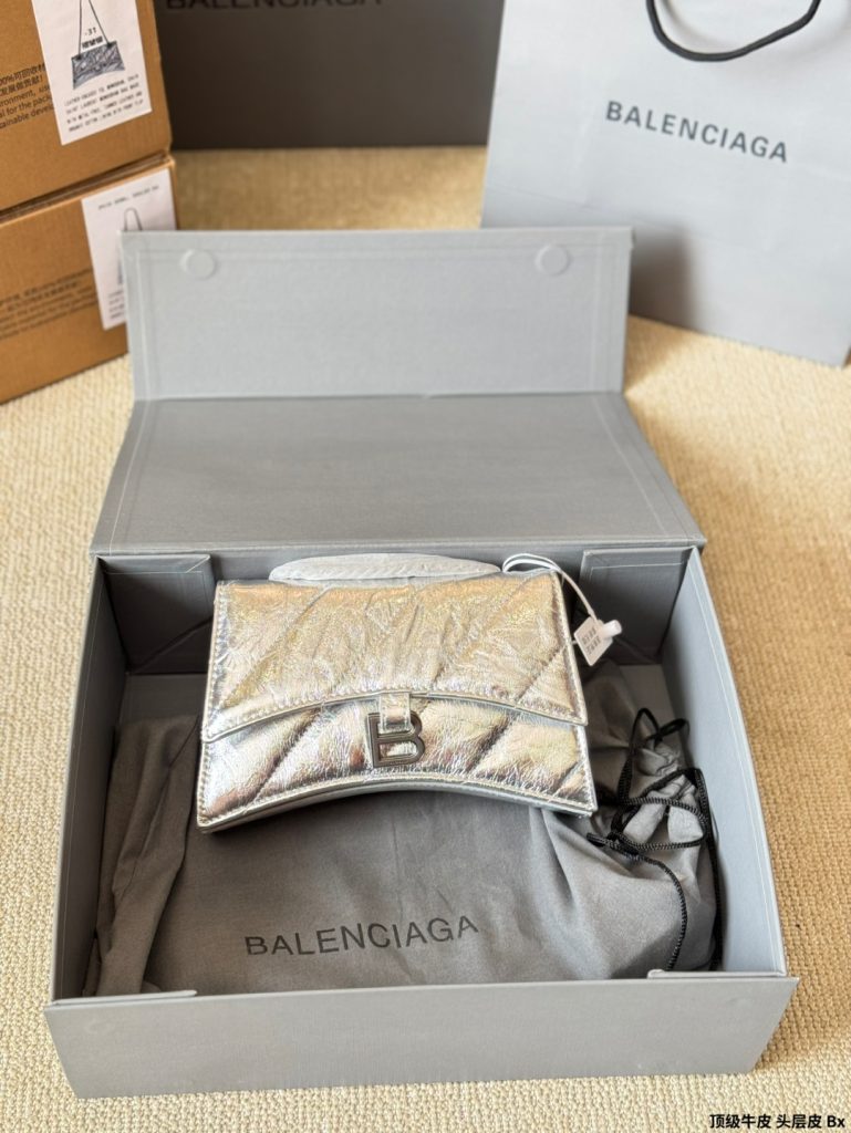 BALenciaga バッグ 3色入 シルバー ファッション レディース 🌟 - 画像 4