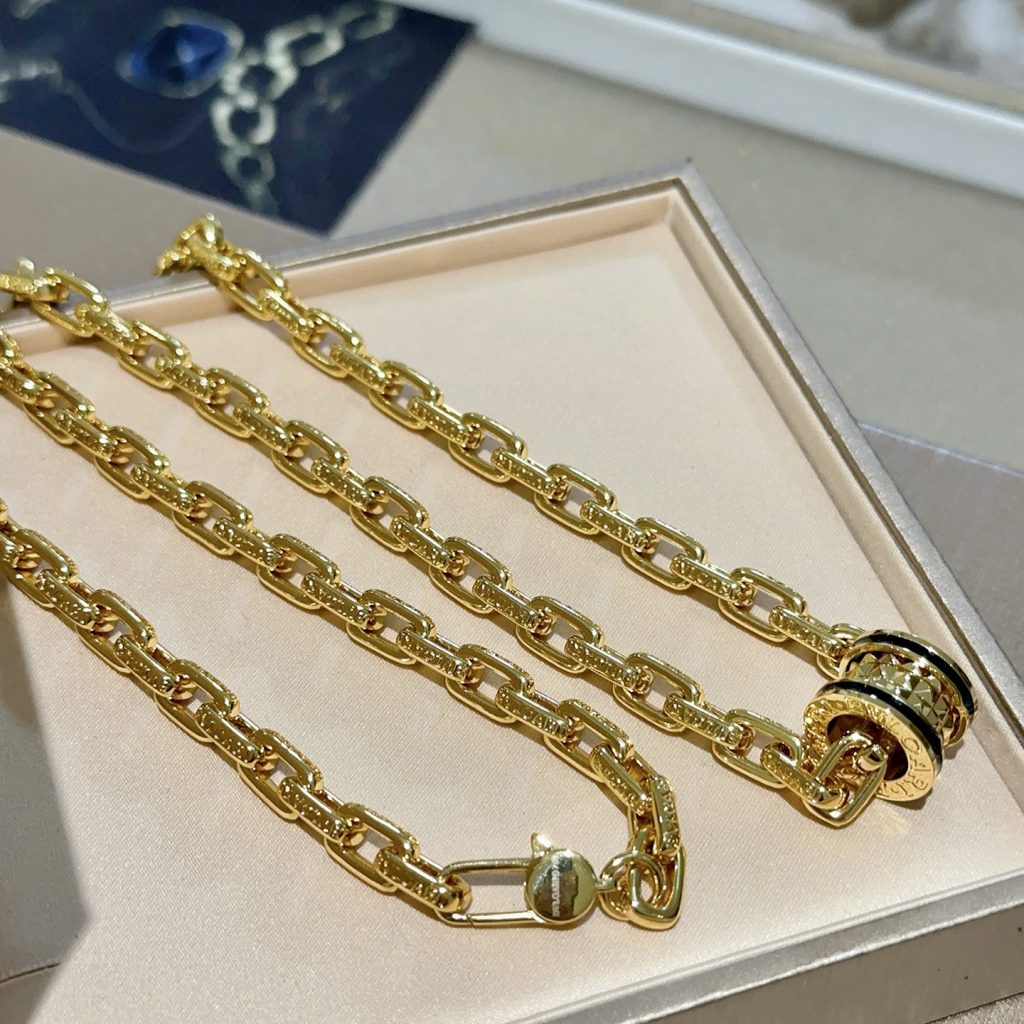 BVLGARI ネックレス 1本入 ブレスレット メンズ 2点セット 💎 - 画像 4