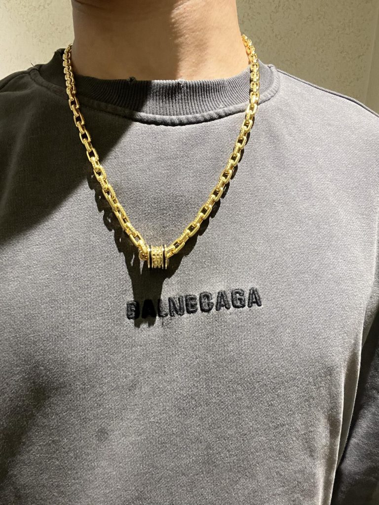 BVLGARI ネックレス 1本入 ブレスレット メンズ 2点セット 💎 - 画像 6
