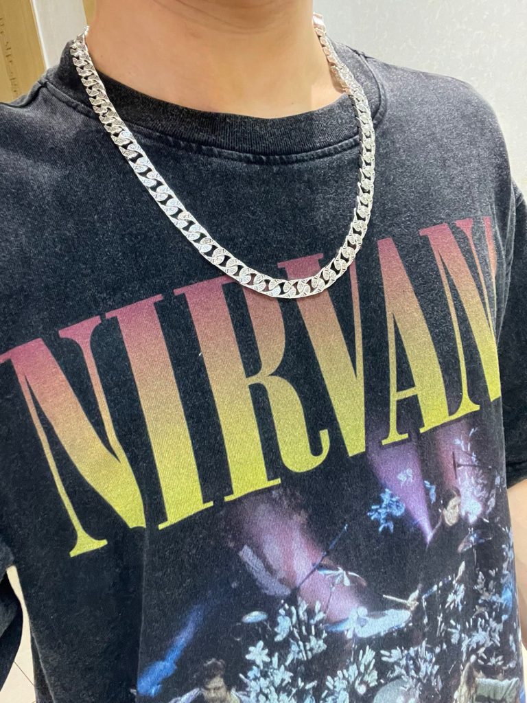 ゴルフ グッチ シルバー メンズ チェーンネックレス 1色入 💎 - 画像 6