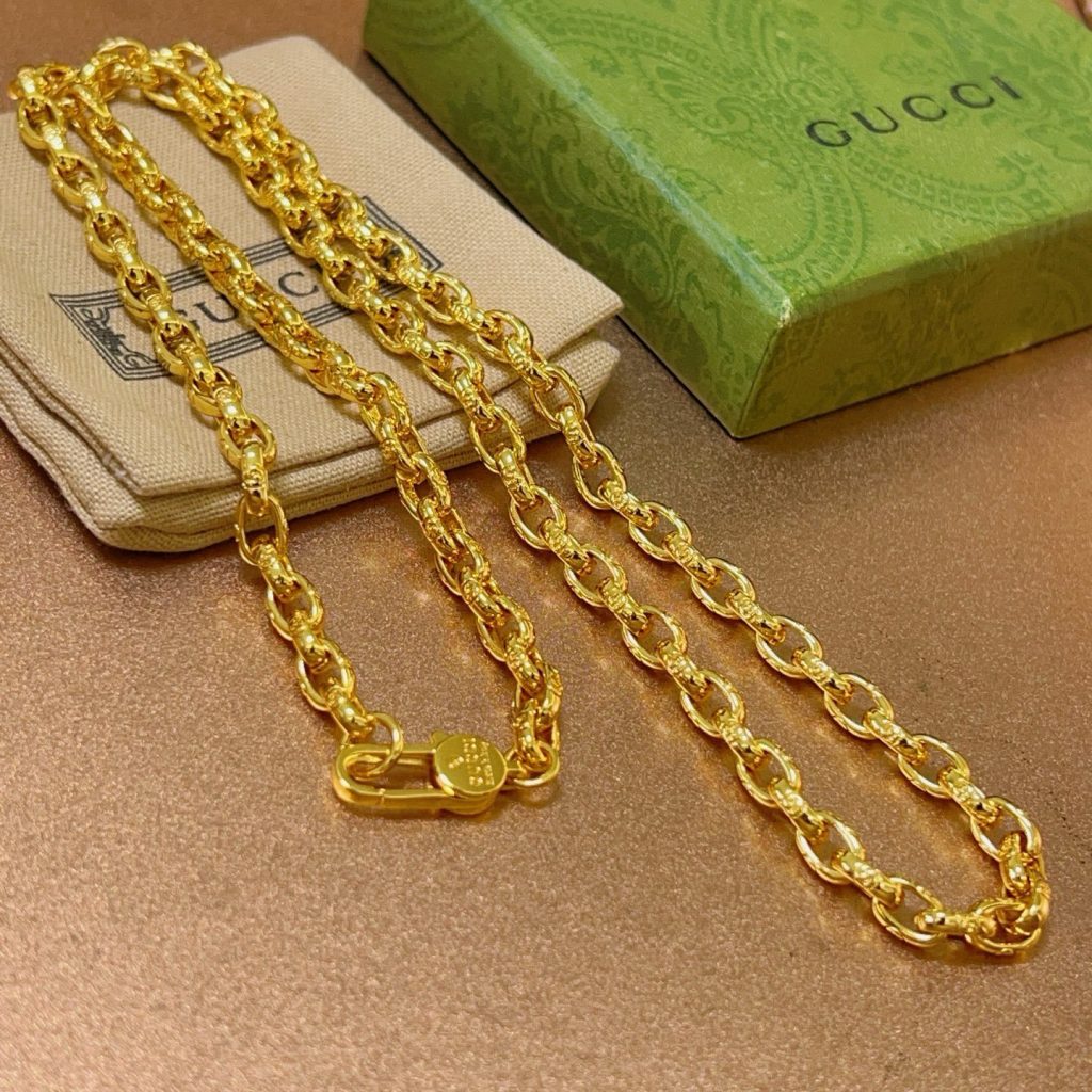 GUCCI メンズ メタルチェーンネックレス 1色入 💎 - 画像 5