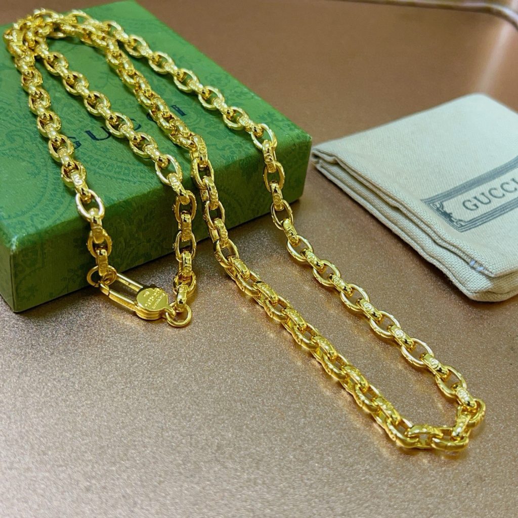 GUCCI メンズ メタルチェーンネックレス 1色入 💎 - 画像 7