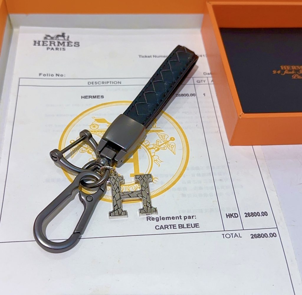 エレガントな HERMES ファスナーリング ブラック 1色入 🌟 - 画像 2