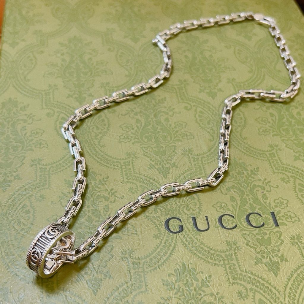 グッチ シルバー ネックレス 1色入 💎 - 画像 4