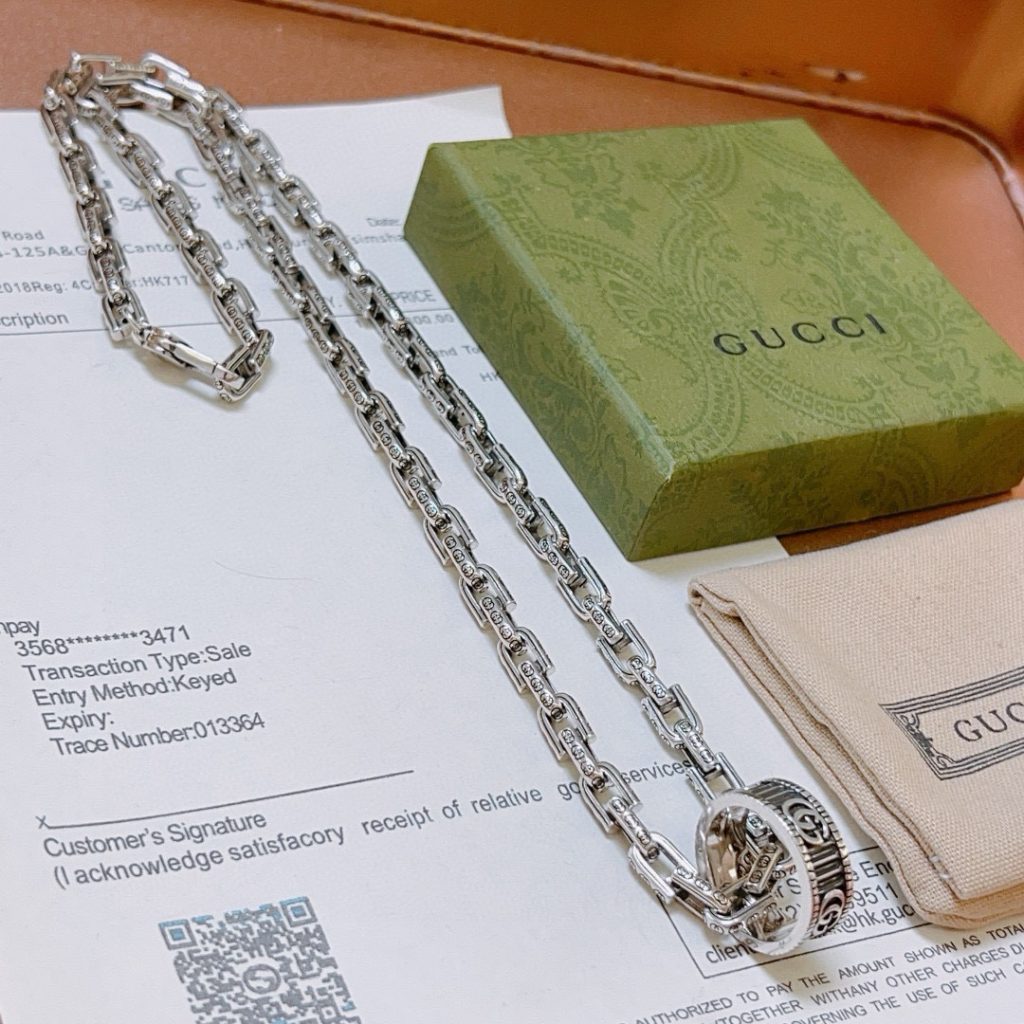 グッチ シルバー ネックレス 1色入 💎 - 画像 7