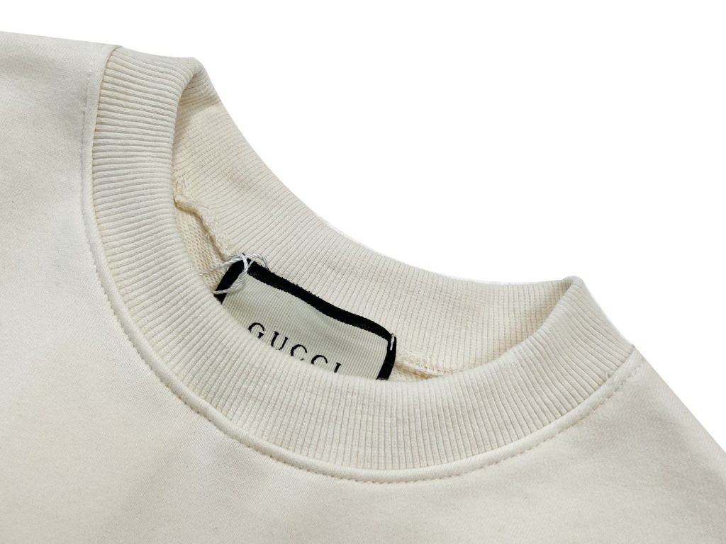 GUCCI ロゴプリントスウェットシャツ ホワイト 1色入 - 画像 3
