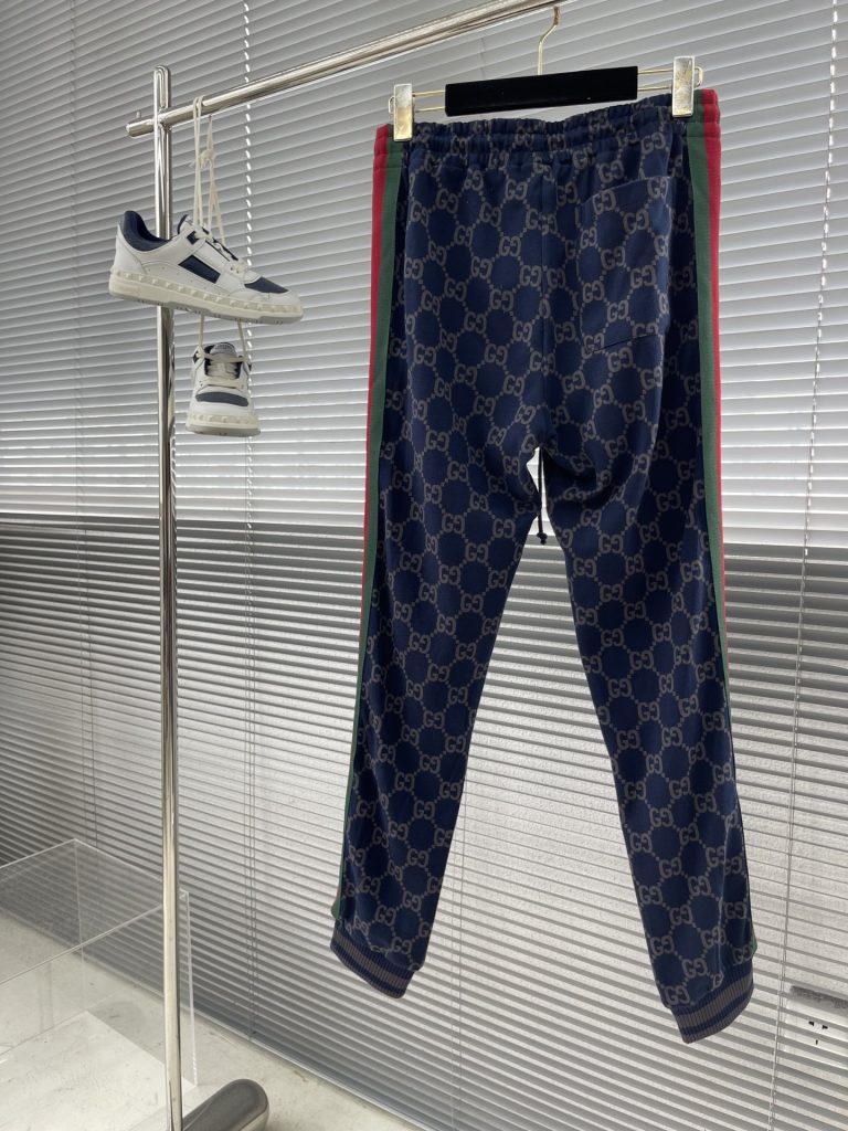 GUCCI パンツ ブルーレッドグリーンストライプ 1色入 - 画像 2