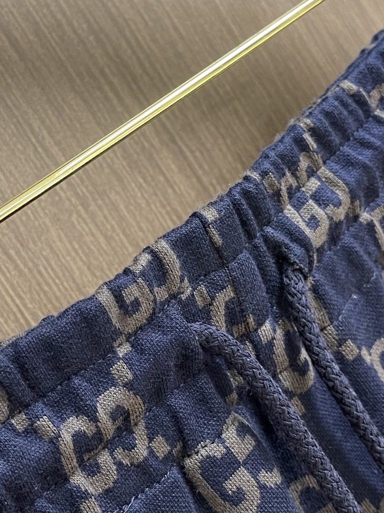 GUCCI メンズ ジップパンツ ブルー 1色 - 画像 4