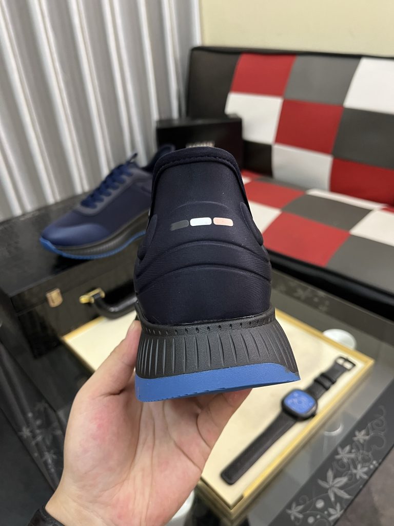 BOSS メンズ スニーカー ブルーブラック デザイン性高い 〜 - 画像 8
