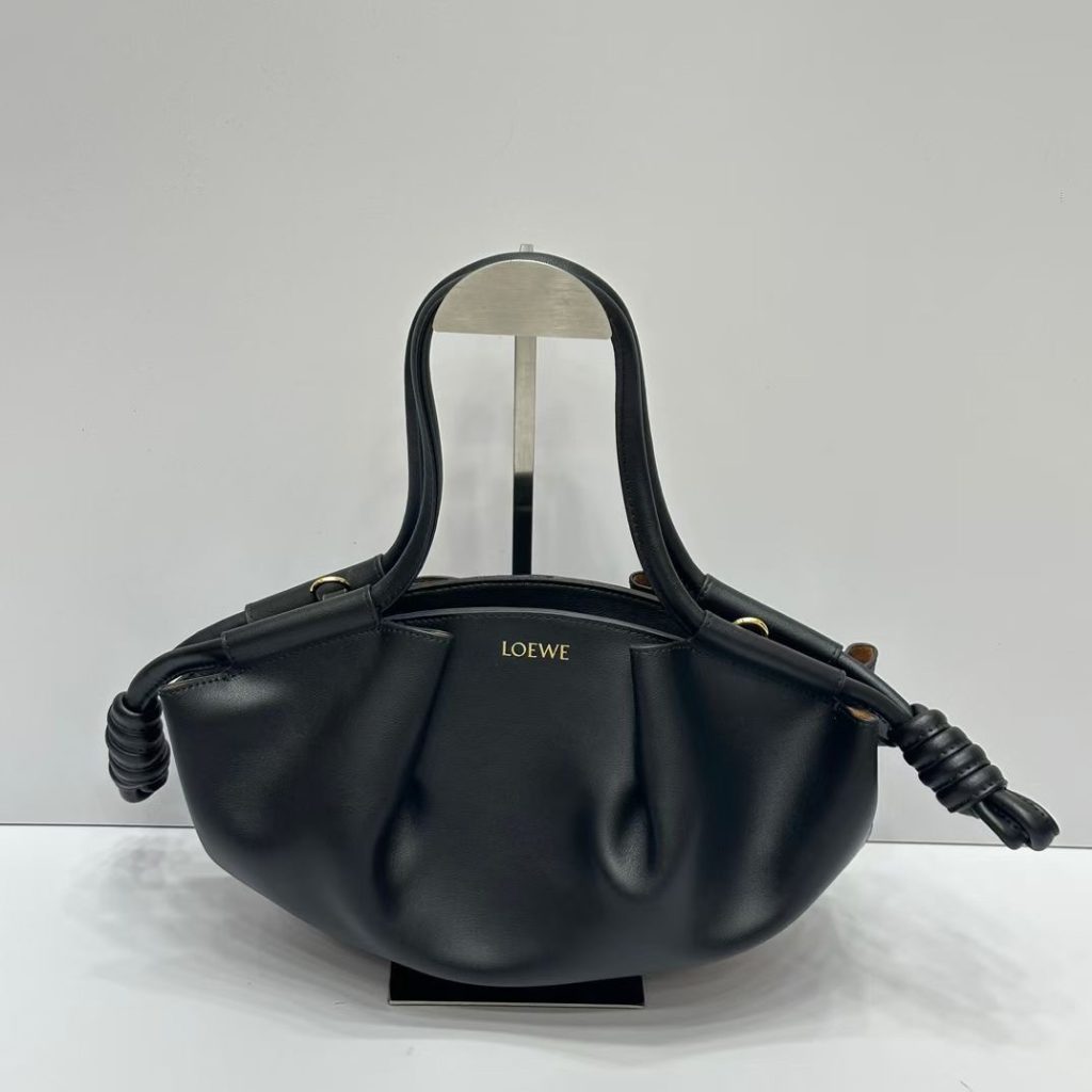 LOEWE　ロエベ　Paseo　パセオ　スモール　レザー　トートバッグ　ハンドバッグ　ストラップ付 - 画像 2