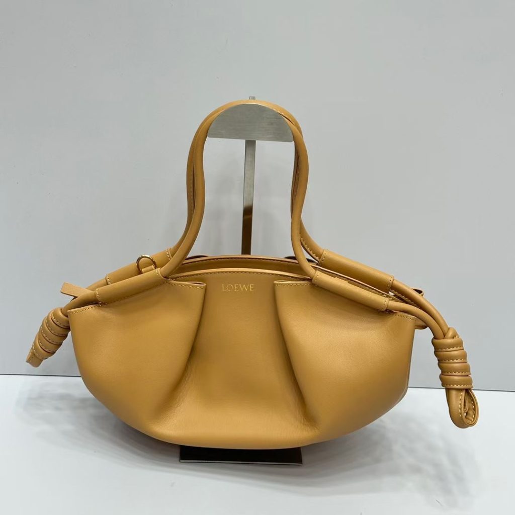 LOEWE　ロエベ　Paseo　パセオ　スモール　レザー　トートバッグ　ハンドバッグ　ストラップ付 - 画像 4