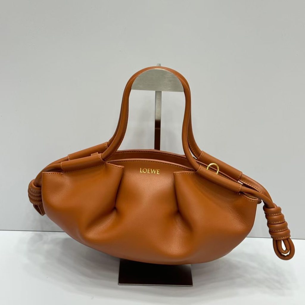 LOEWE　ロエベ　Paseo　パセオ　スモール　レザー　トートバッグ　ハンドバッグ　ストラップ付 - 画像 6