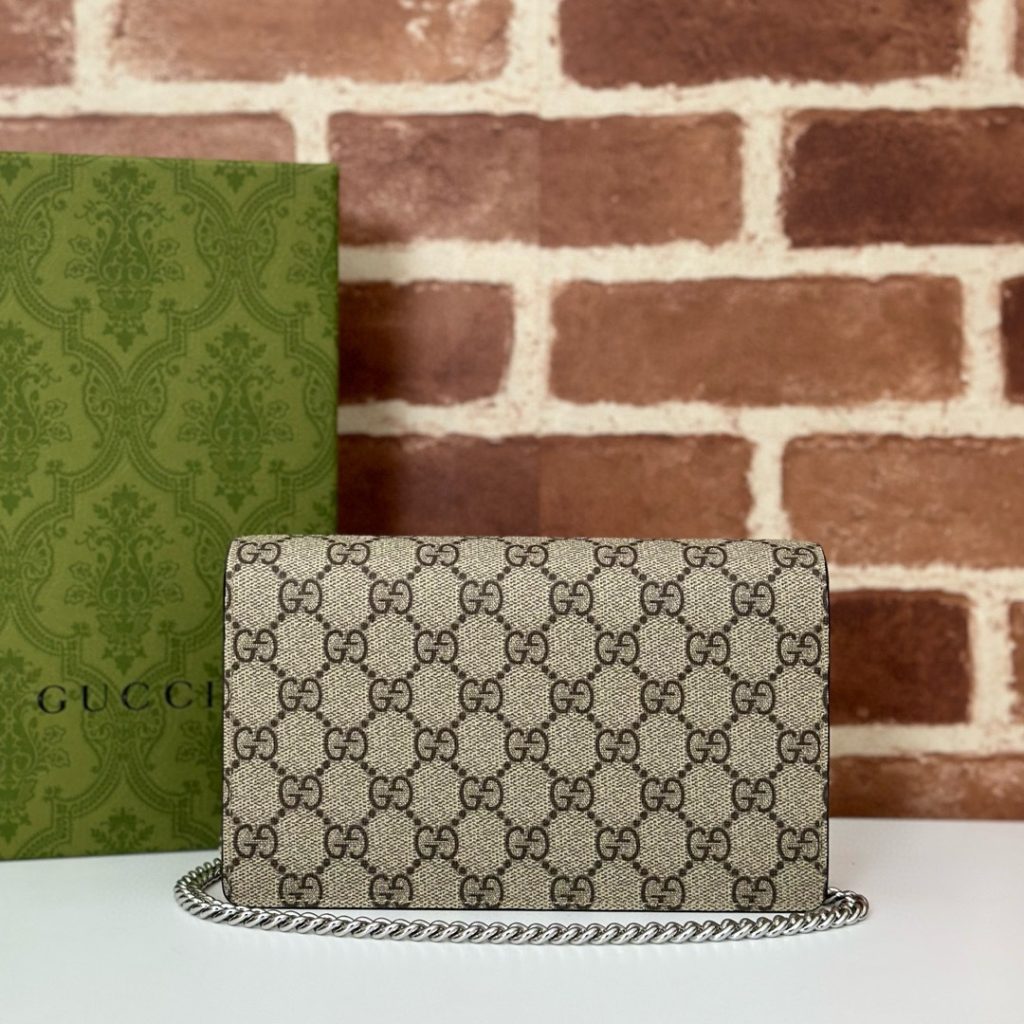 GUCCI グッチ GG MARMONT チェーン付 財布 ウォレット ショルダーバッグ レディースGGマーモント ミニバッグ - 画像 2